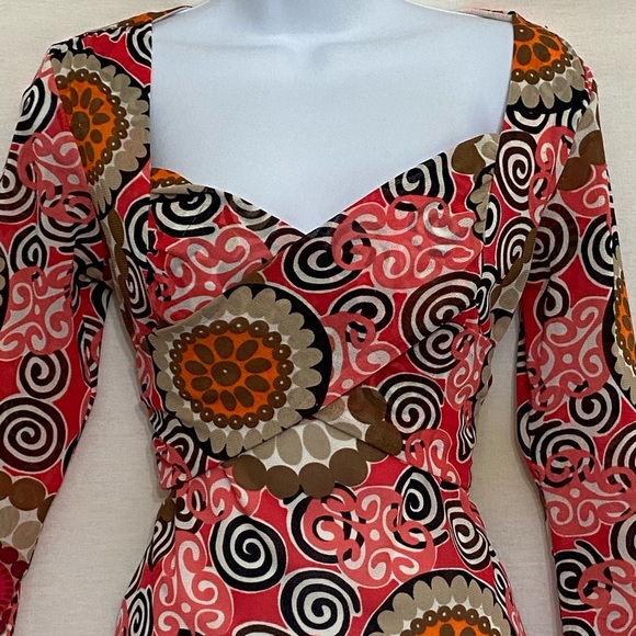 F-133 INC International Concepts Colorful 1/2 Sleeve Pullover Blouse Size S - Picture 5 of 12